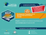 DIPLOMADO VIRTUAL "PARTICIPACION CIUDADANA EN EL EJERCICIO DEL CONTROL FISCAL Y SOCIAL"