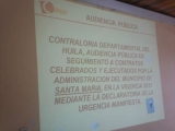 Audiencia Pública realizada en el Municipio de Santa María