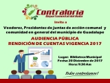 INVITACIÓN RENDICIÓN DE CUENTAS PLAN DE ACCIÓN 2017