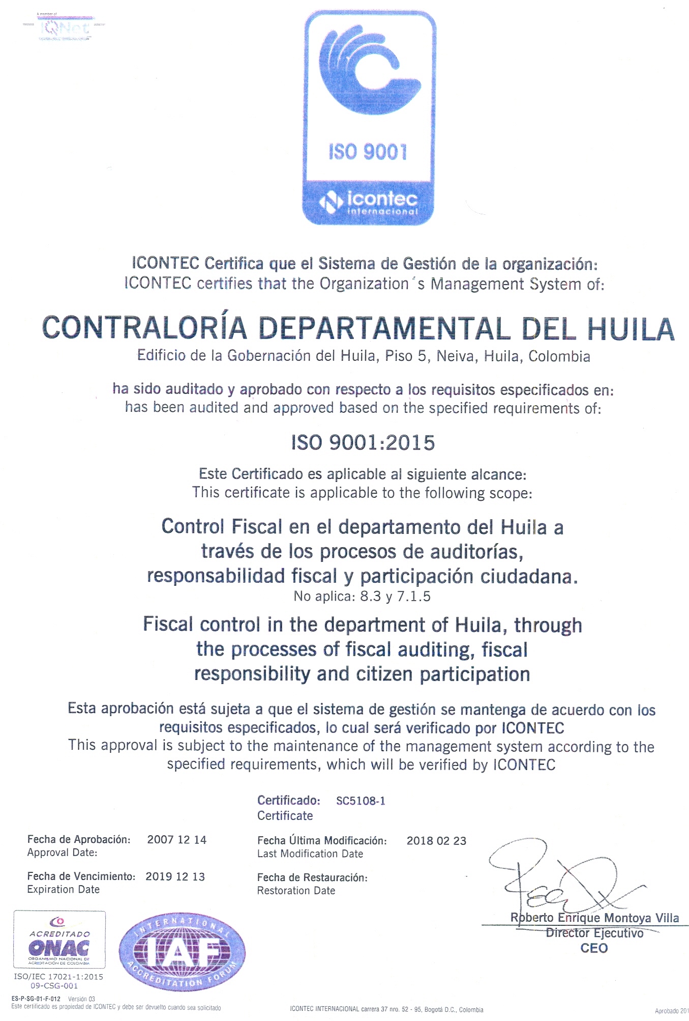 ISO9001 2015